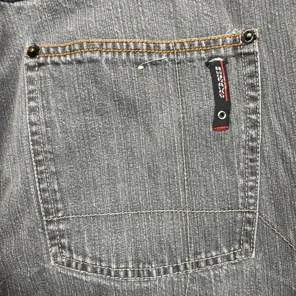 Vintage Willie Esco Jean Shorts Mens 32 Black Denim Skater Hip Hop‎ Urban Baggy